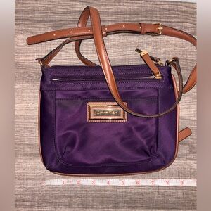 Calvin Klein Purple Nylon Crossbody Bag